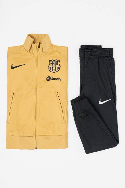 Nike, Футболен екип с контрасти, Черен/Кралско Синьо/Синапено жълто