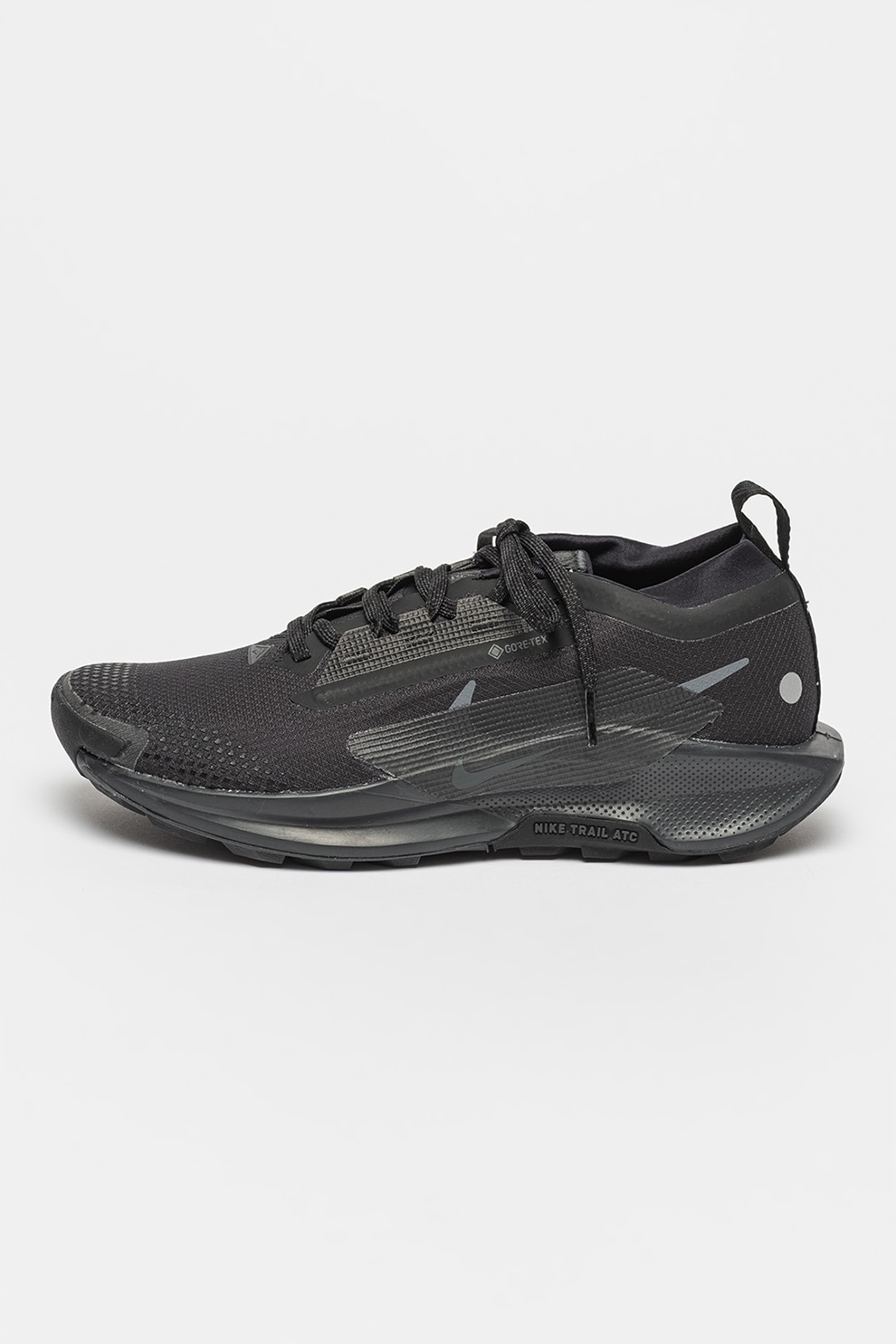 Nike, Pantofi Pegasus Trail 5 GTX impermeabili din material textil, pentru alergare, Negru, 8