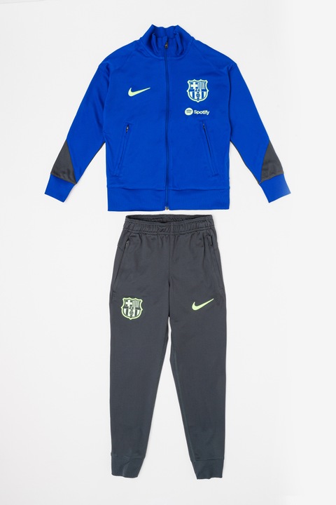 Nike, Футболен екип с лого, Кралско Синьо/Tъмносив