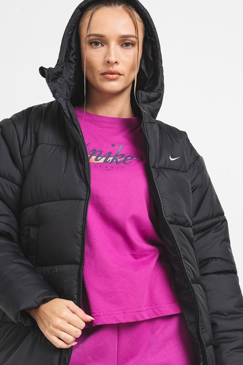 Nike, Geaca midi lejera Therma-FIT, Negru stins