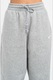 Nike, Pantaloni de trening cu talie inalta Phoenix, Gri melange, L