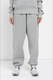 Nike, Pantaloni de trening cu talie inalta Phoenix, Gri melange, L