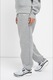 Nike, Pantaloni de trening cu talie inalta Phoenix, Gri melange, L