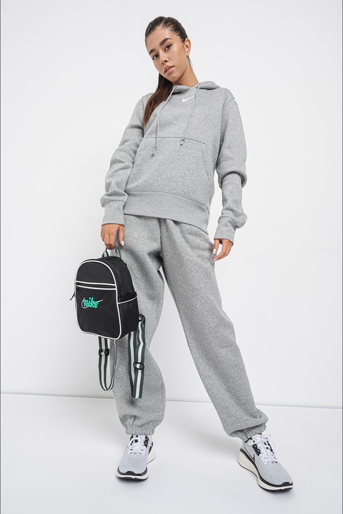 Nike, Hanorac cu buzunar kangaroo Phoenix, Gri melange