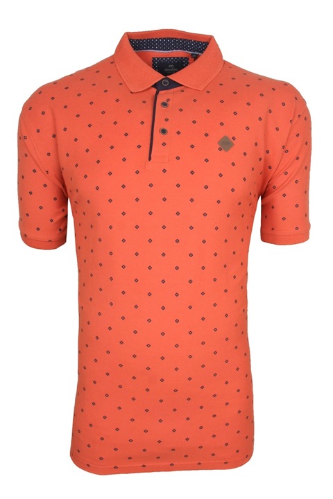 Tricou barbati, Double, Bumbac, Portocaliu