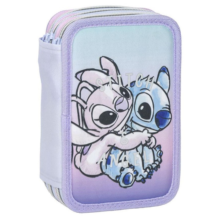 Несесер Stitch, Оборудван, 3 ципа, 43 части, 12 x 6 x 19 см