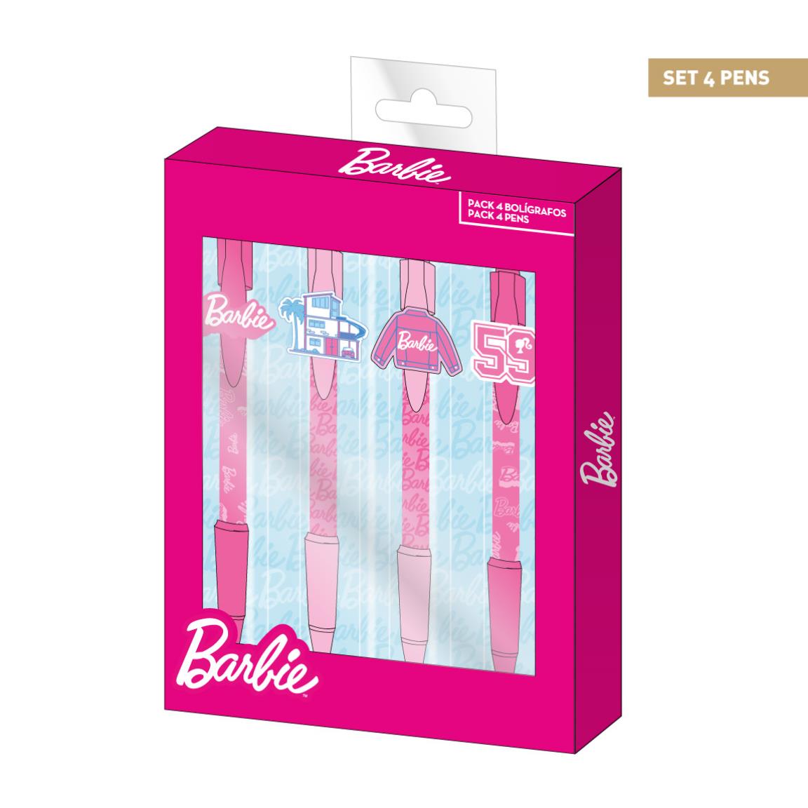 Set 4 pixuri, Barbie