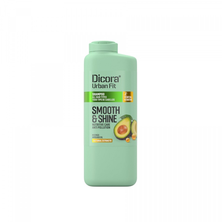 Dicora Urban Fit sampon, természetes keratin és avokádó kivonat, 400 ml
