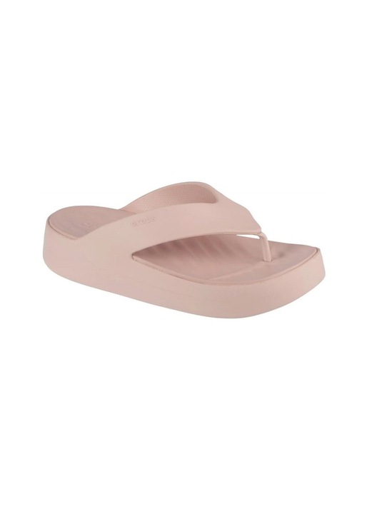 Crocs, telitalpú flip-flop papucs, Bézs, 41