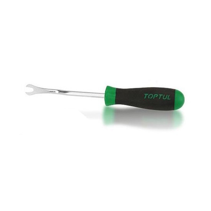 Kar a TOPTUL ajtólapok levételéhez, aktív hossz 120 mm, teljes hossz 245 mm, markolat, króm-vanádium