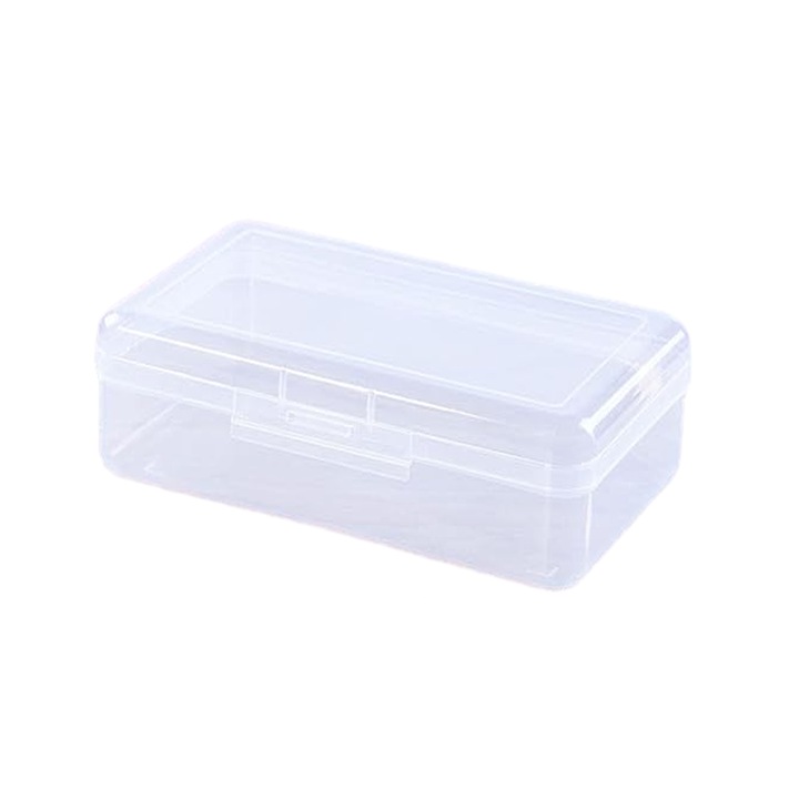 Кутия за моливи, QttvbTna, пластмаса, голям капацитет, 20.5x12.1x5.9cm, прозрачна