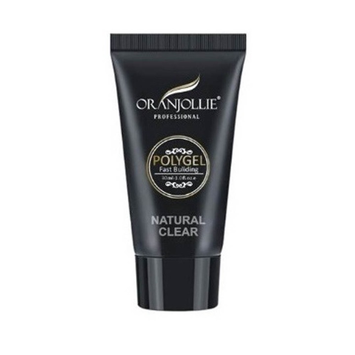Polygel Constructie Unghii, UV/LED, Natural Clear, 30 ml