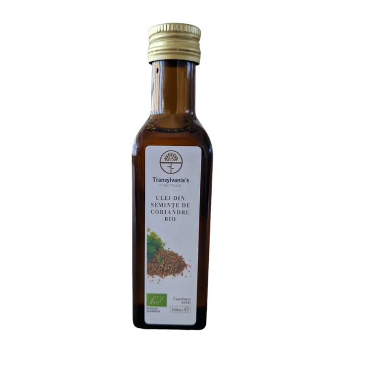 Ulei din seminte de coriandru, 100ml, Transylvania's Finest Foods
