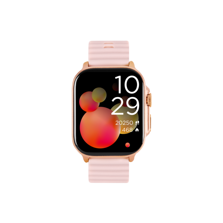 Smart часовник ttec, Tempus, 51mm, TFT Screen, Розов