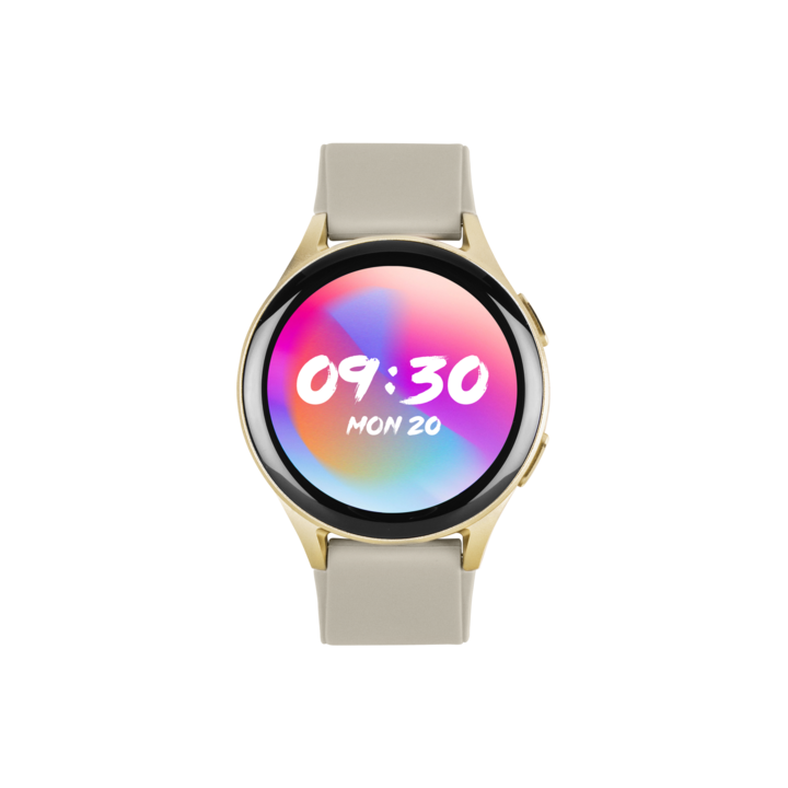 Smart часовник ttec, Tempus Pro, 34mm, AMOLED Screen, Златист