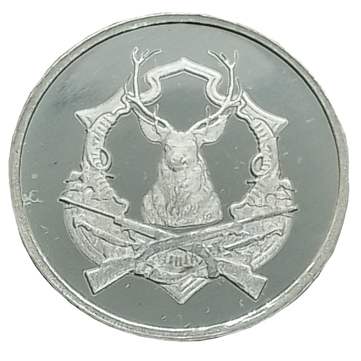 Moneda de argint cerb, 7 gram, puritate 999.9 %