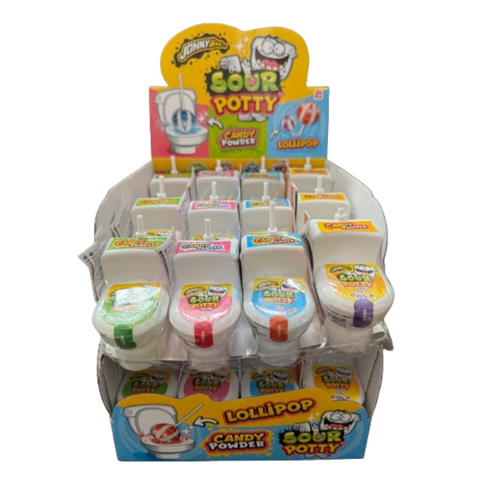 Sour Potty Lolippop 19g/24 cutie