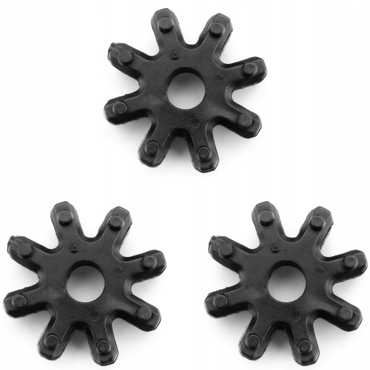 OEM 3 db közvetlen oszlopos csatlakozó készlet, Kia, Hyundai, 563152K000FFF, műanyag, fekete