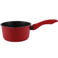 Cratita cu maner Amercook Basic, 20 cm, rosie