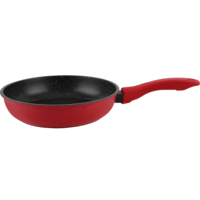 Tigaie Amercook Basic, compatibila cu toate sursele de caldura, inductie, 26 cm, rosie