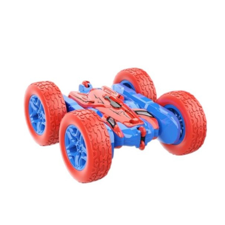 Кола с дистанционно ATOPDREAM, 4WD, двоен флип и 360 въртене, червена, 15км/ч, 2 батерии 1200mAh