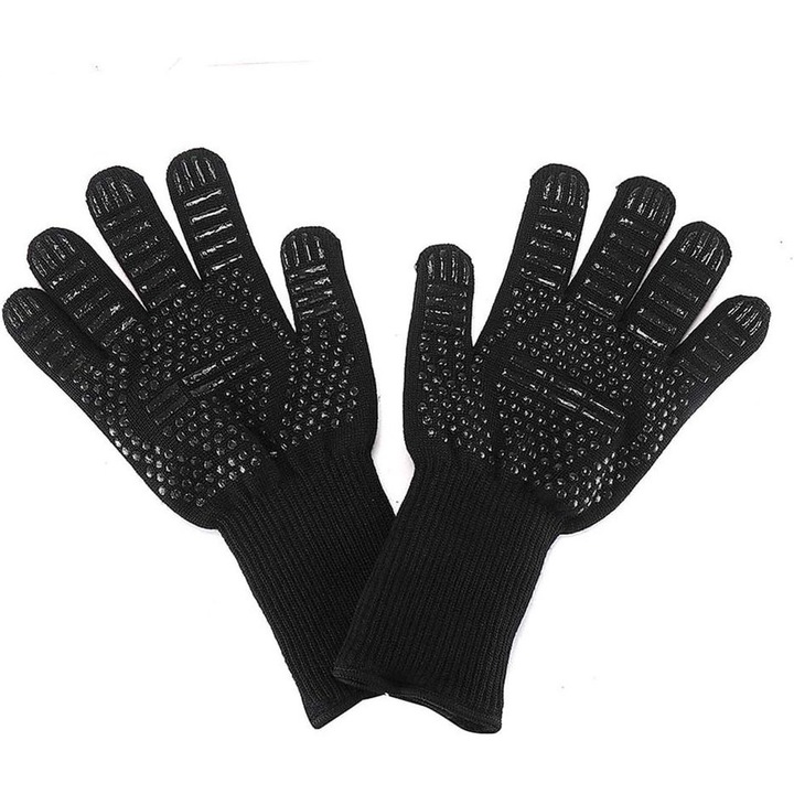 FUIENKO konyhai kesztyű, pamut, hőálló, fekete