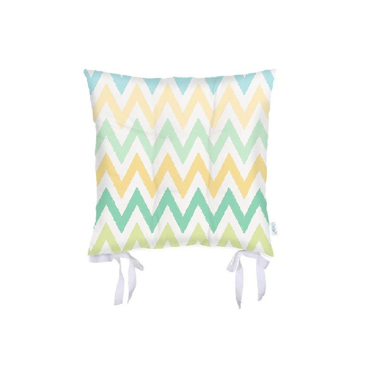 Възглавница за седалка, Dormy, Zana V2, микрофибър, 41x41 см