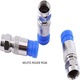 Set cleste compresie mufa F si set de 20 mufe F JOZY®, pentru cablurile coaxiale RG59 si RG6, fabricat din otel durabil