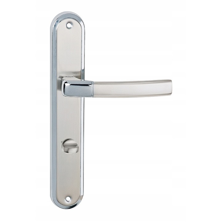 Maner usa Metal-Bud CAMILA, distanta 72mm, blocare baie, crom saten