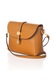 Massimo Castelli, Geanta crossbody din piele cu bareta detasabila, Caramel