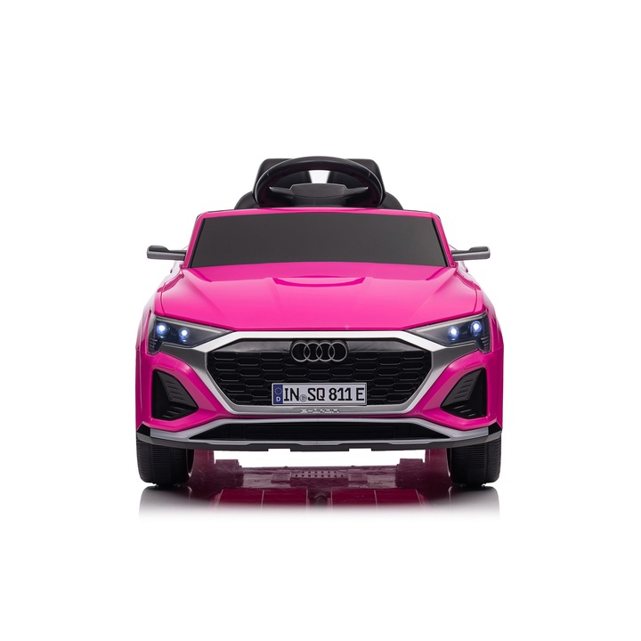 Masinuta electrica pentru copii Audi SQ8 2x 35W 12V cu music player, culoare roz
