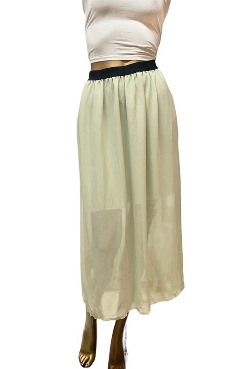 Fusta Seal pentru femei JUP E-1921-145 10-496, Talie mijlocie, Croiala lejera, M, Verde