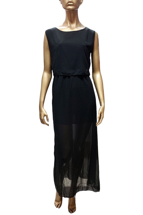 Rochie Seal pentru femei JUP E-16253078 10-496, Decupat lung, L, negru