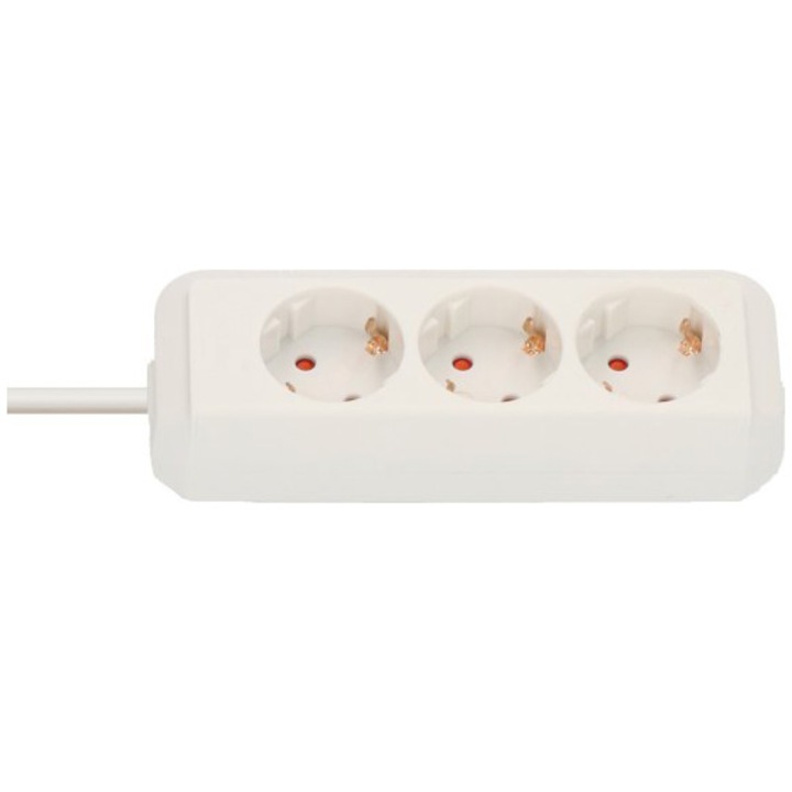 Разклонител Brennenstuhl Eco-line 3x 1.5m бял