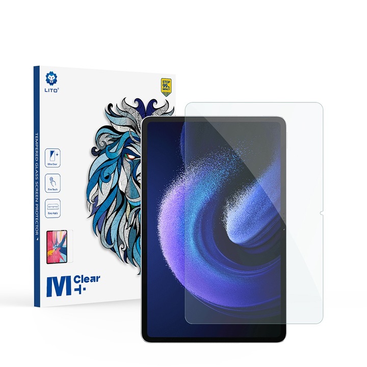 Fólia Xiaomi Pad 6 / Pad 6 Pro készülékhez - Lito 2.5D Classic Glass - Átlátszó
