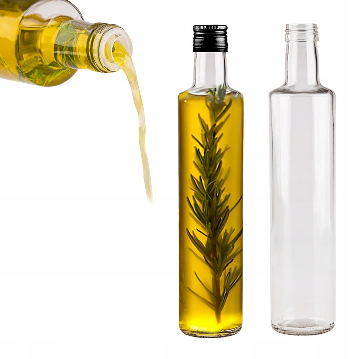 Set Sticla Cu Dozator, Superbutelki, Sticla, Inchidere Etansa, Productie De Inalta Calitate, Usor De Curatat, Durabil, Reutilizabila Si Ecologica, Forma Clasica Si Subtire, 28.5 x 5.5 cm, Multicolor