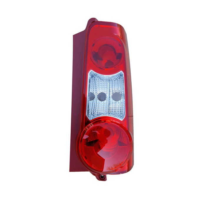 Стоп лампа, Дясна, За Peugeot Partner III 2008-2012, Citroen Berlingo III 2008-2012, 11-11381-01-2, Пластмаса, Червен/Прозрачен