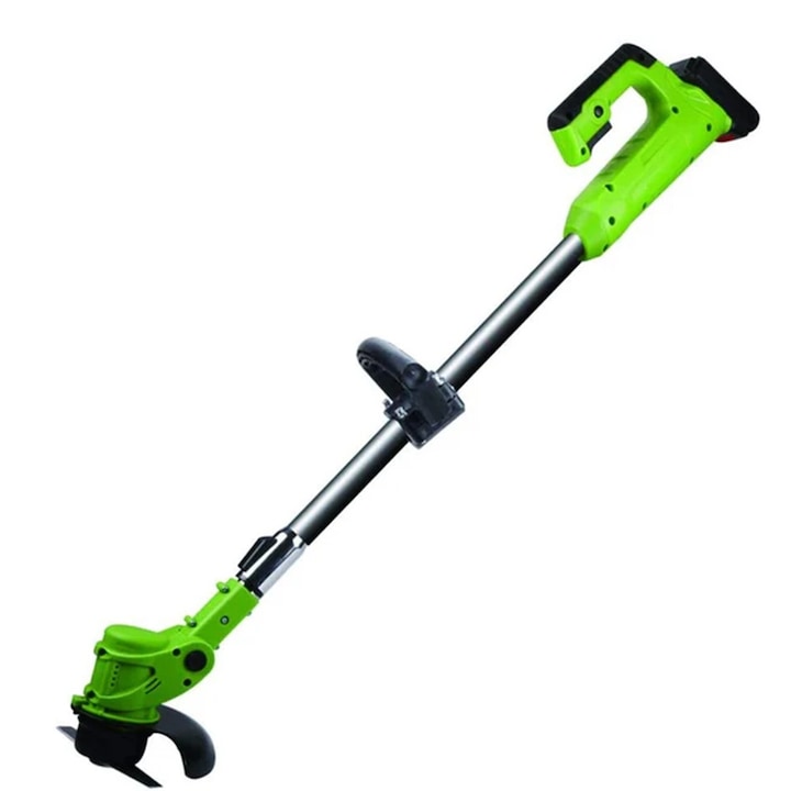 Motocoasa portabila cu acumulator de 12V, putere 800W, cu brat extensibil, 8 lame diferite