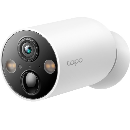 Camera de supraveghere TP-Link Tapo C425, 4MP, 2K QHD 2560x1440, Full Color Night Vision, detectie smart, Two-Way Audio, alarma luminoasa si sonora, acumulator, montare fara cablur
