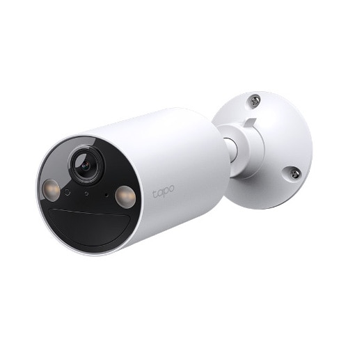 Camera de supraveghere TP-Link Tapo C410, 3MP, 2K 2304x1296, Color Night Vision, detectie smart, Two-Way Audio, alarma luminoasa si sonora, acumulator, montare fara cabluri, IP65