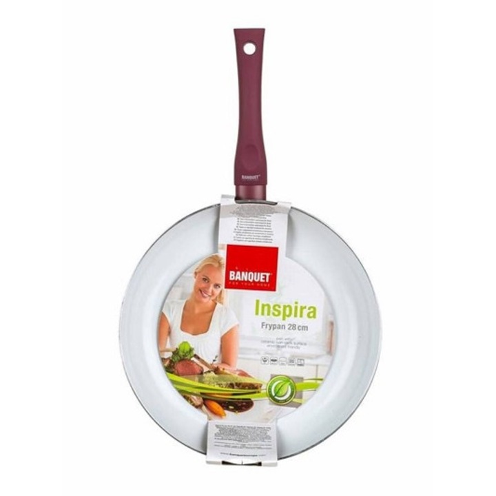 Banquet 40060028 alumínium serpenyő kerámia bevonattal, 28 x 5.8 cm