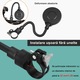 Set oglinzi retrovizoare bicicleta, ajustabile 360°, rezistente la cadere, 8cm, cu laveta curatare, pentru ghidon 20mm-32mm