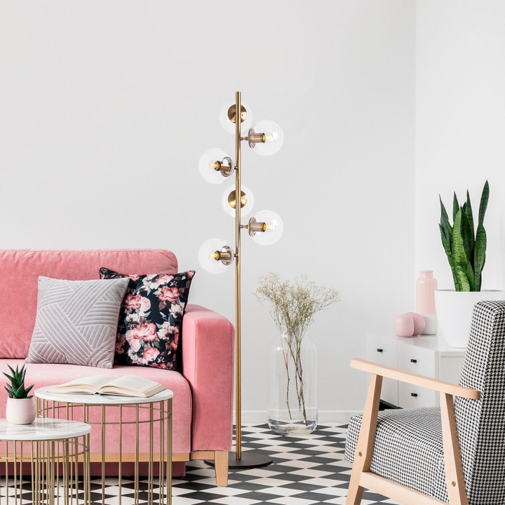 Lampadar, LPD-46089, Maro, 35x22x163 cm