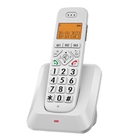 Telefon fara fir AIEK D1011, Caller ID, memorie apeluri, alb