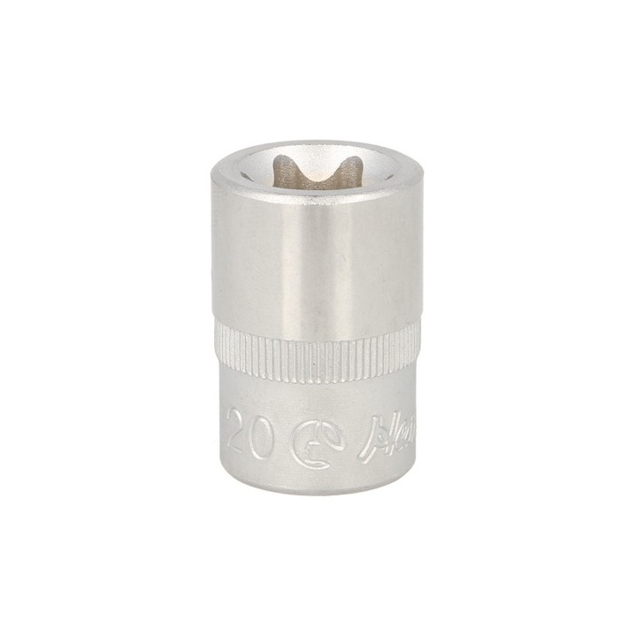 Cheie tubulara de impact, profil torx, prindere 1/2 inch, deschidere cheie E20, lungime 38 mm