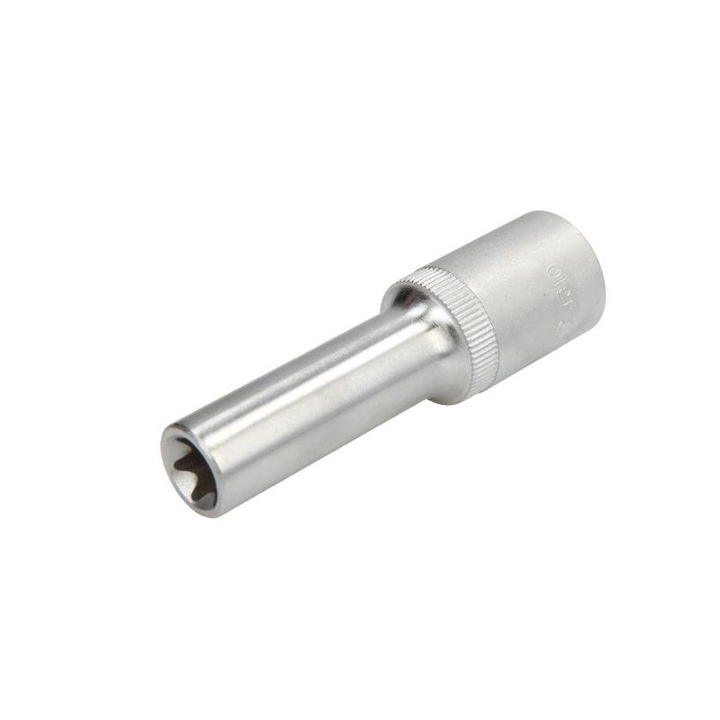 Cheie tubulara de impact, profil torx, prindere 1/2 inch, deschidere cheie E12, lungime 76 mm