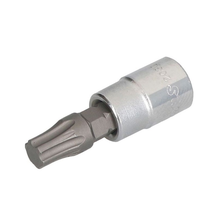 Cheie bit de impact cu soclu tubular, profil torx plus, prindere 1/4 inch, dimensiune 9IP