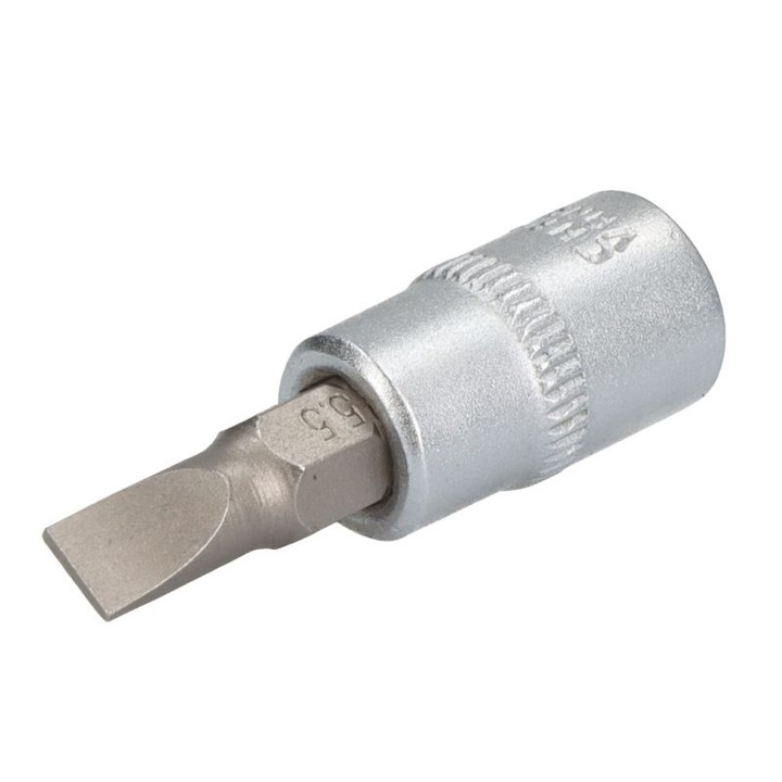 Ütőkulcs cső alakú foglalattal, egyenes profil, 1/4 hüvelykes markolat, 5,5 mm-es kulcsnyílás