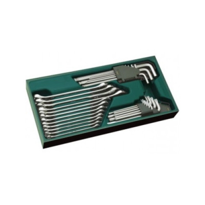 Sata - Комплект комбинирани ключове и шестоъгълни ключове / 30 бр