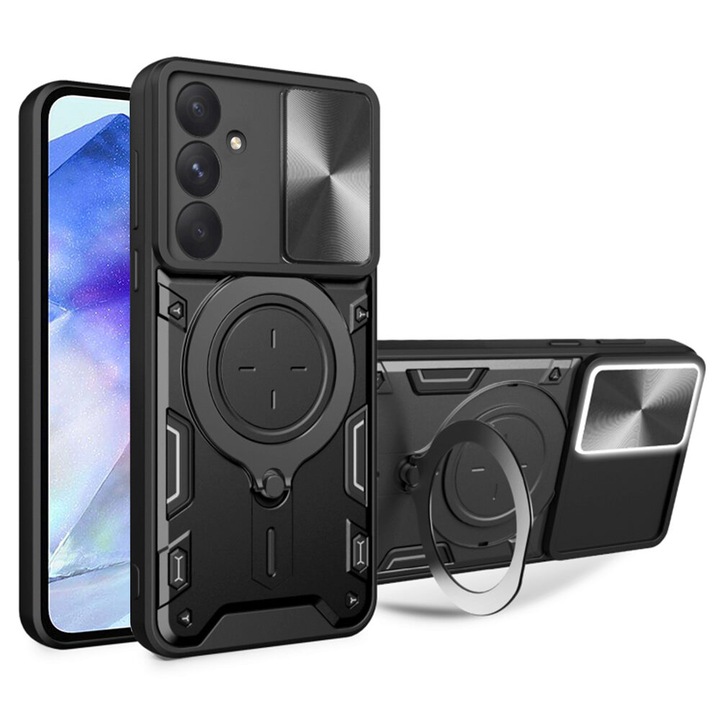 Husa pentru Samsung Galaxy A55 5G - Techsuit CamGuard Pro - Black